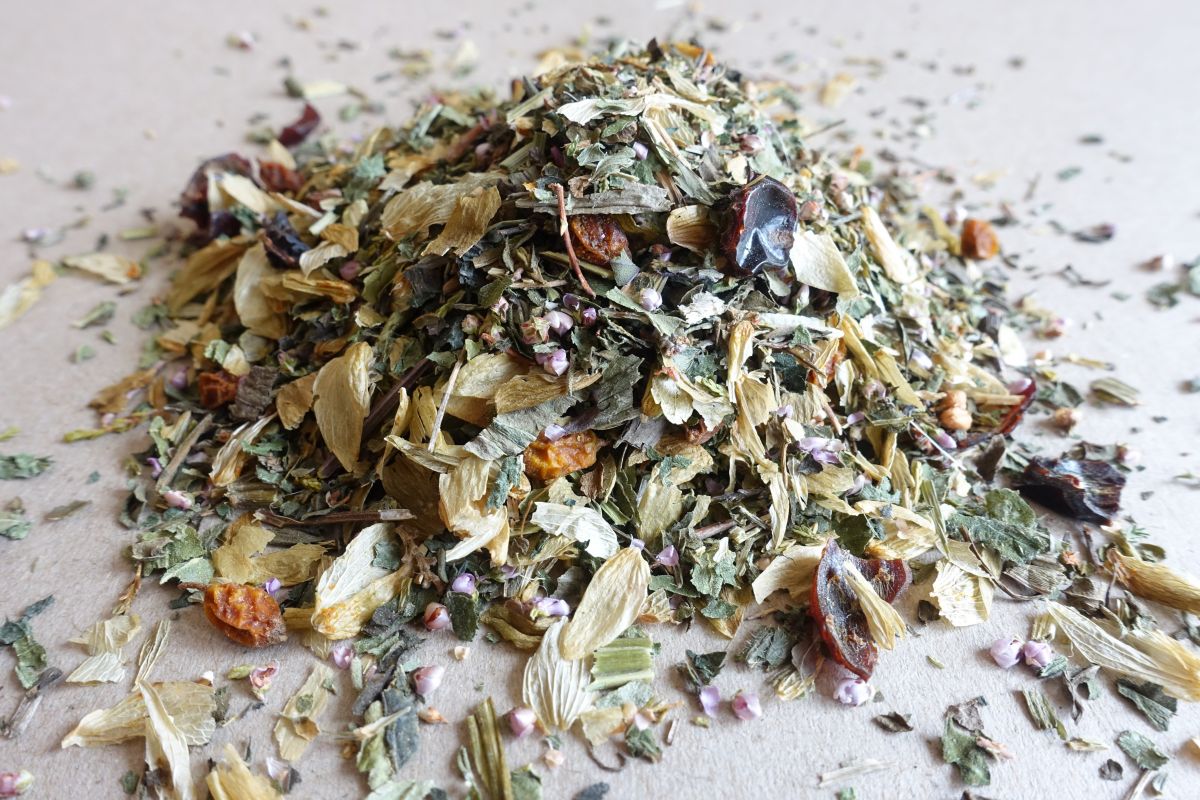 vitality and energy PuriTee Immunkraft loose herbal blend