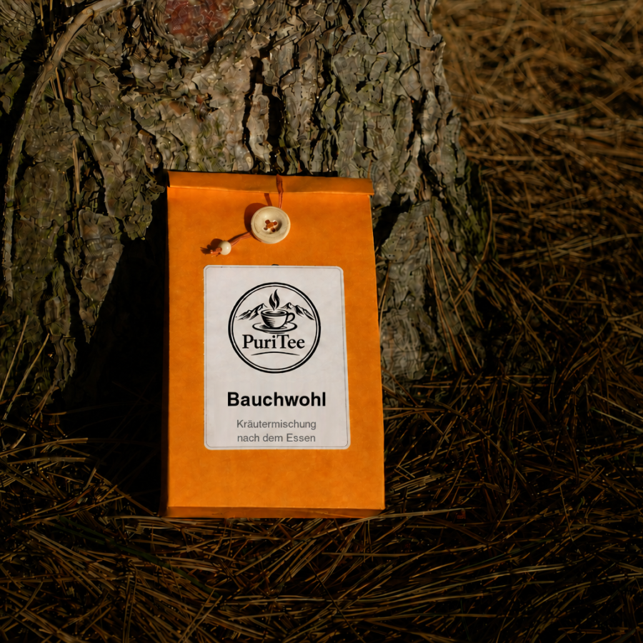 PuriTee Bauchwohl loose herbal blend package