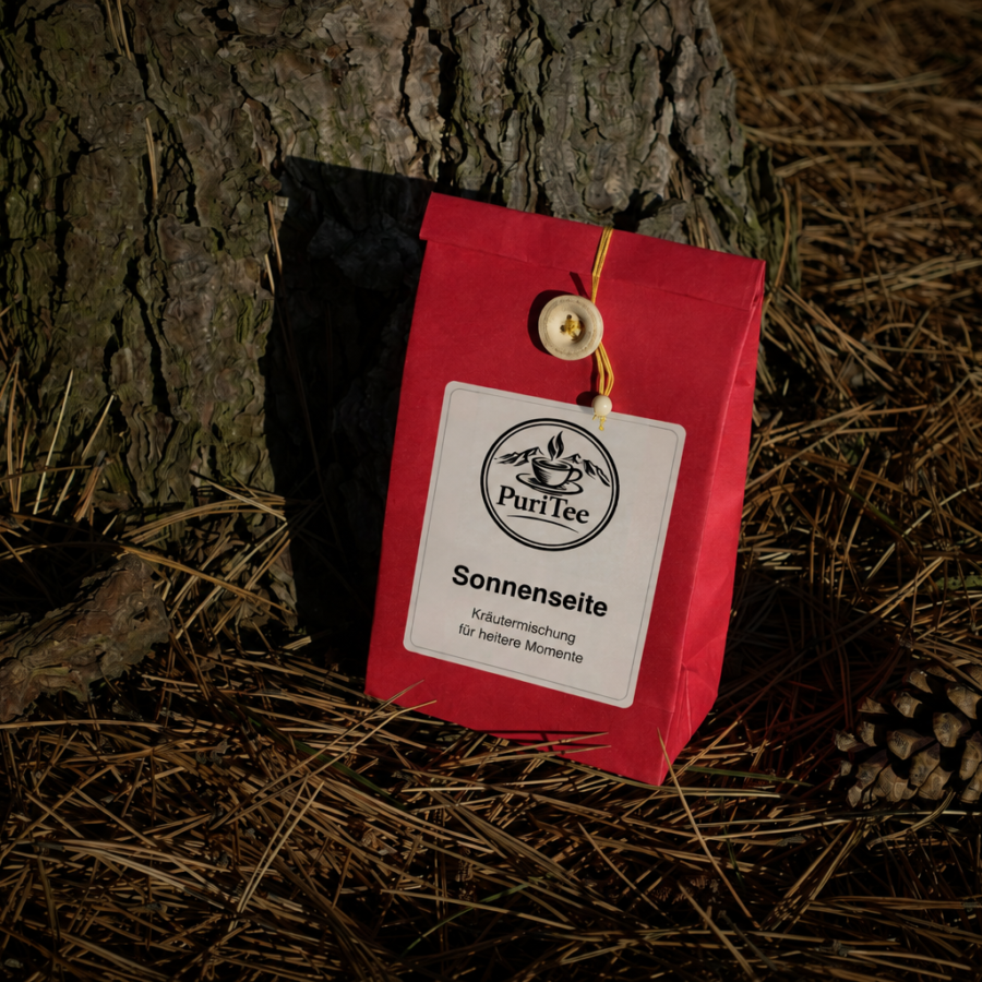 PuriTee SonnenSeite loose herbal blend package